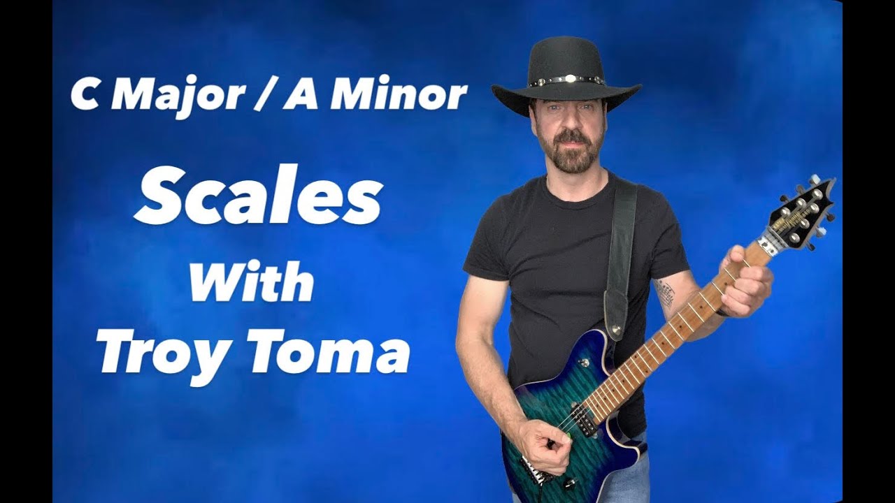Showing C Major scale/ A Minor scale