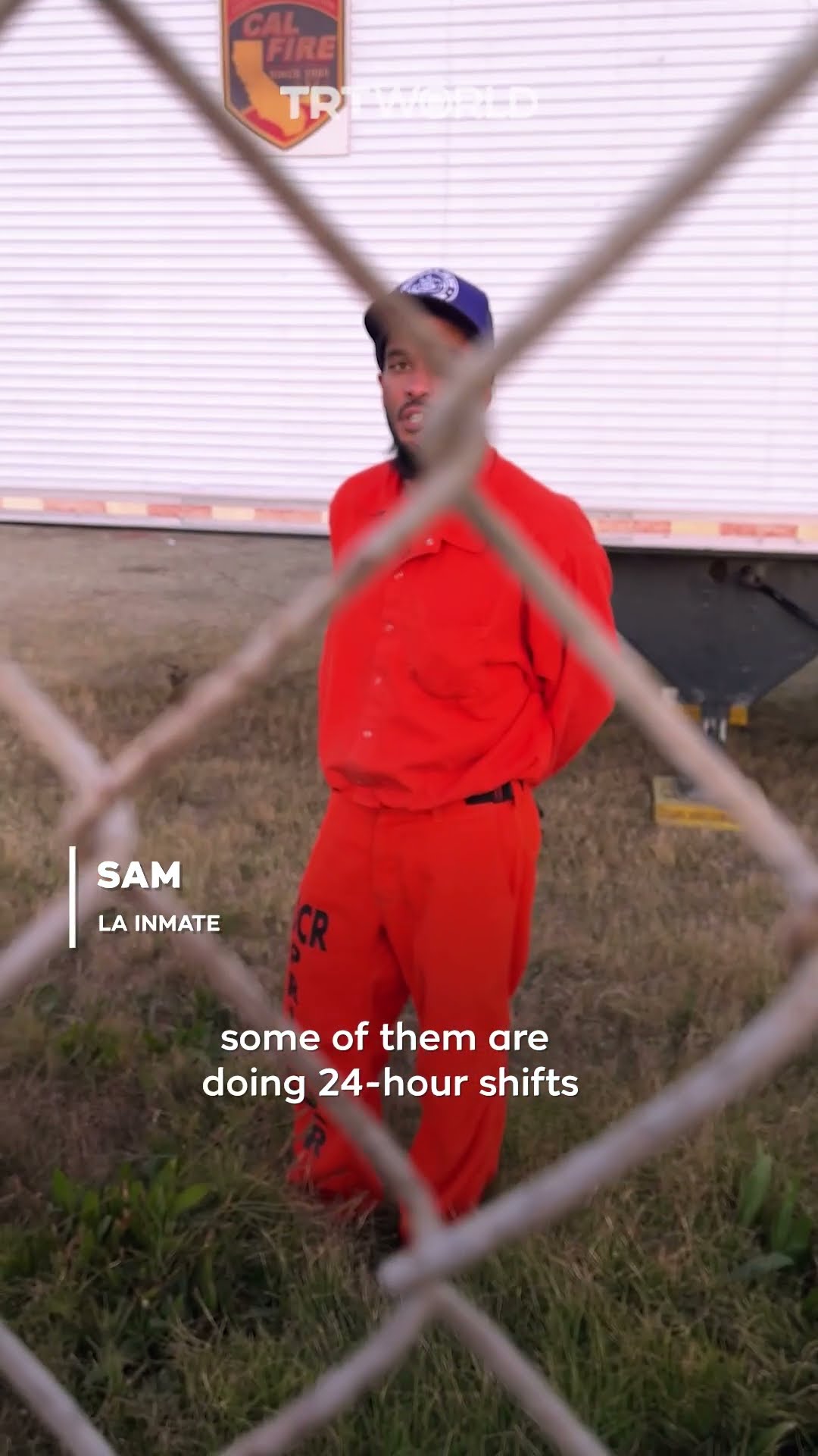 Detainees forced to combat LA fires speak out against ‘modern-day slavery’
