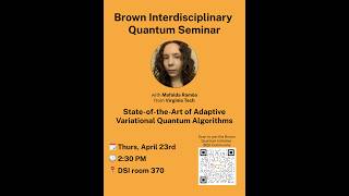 Celebrity State-of-the-Art of Adaptive Variational Quantum Algorithms with Mafalda Ramôa Net Worth