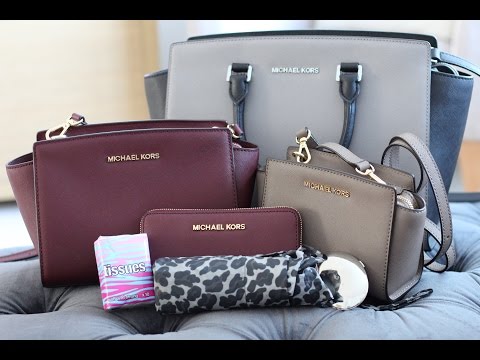 michael kors selma oxblood