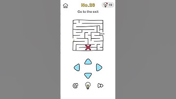 Brain Out level 25 - Go ta exit