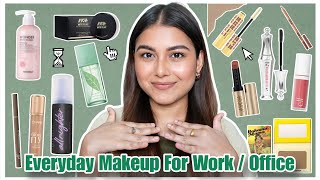 Quick &amp; Easy Everyday Sweat-Proof Makeup for Office/College 🤍 (No-Foundation Look)