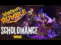Warcraft Rumble Dungeon : Scholomance ( Horde week ) With chilling World of Warcraft Music Season 8