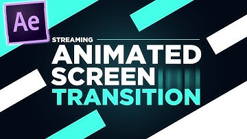 After Effects Tutorial  Animated Stream Screen Transitions