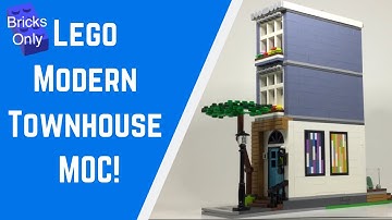 Lego Modular-Compatible Modern Townhouse MOC! Entry for TD BRICKS MOC contest!