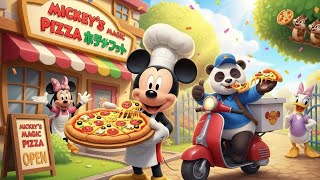 видео: Пиццерия Микки Мауса и приключения доставки Панды 🍕 | Веселый мультфильм для детей картинка: Пиццерия Микки Мауса и приключения доставки Панды 🍕 | Веселый мультфильм для детей