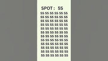 can you find 5S in 5 seconds? #wordpuzzlegame #game #mathematics #mindbendingquiz #puzzle