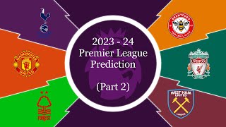 2023-24 Premier League Prediction (Part 2) | Luton Town Have Points?!