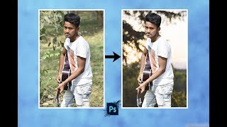 Background change manipulation in photoshop/Photo editing software/photoshop editing 2018 screenshot 3