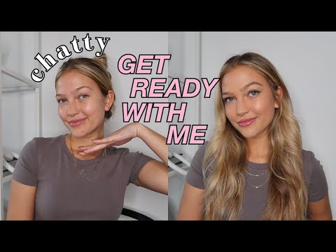 chatty get ready with me feat. armani beauty luminous silk products | maddie cidlik-thumbnail