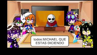 la familia afton reacciona a  Michael Afton as sans original