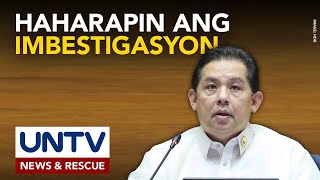 Dating House Speaker Martin Romualdez, handa umanong humarap sa anumang imbestigasyon