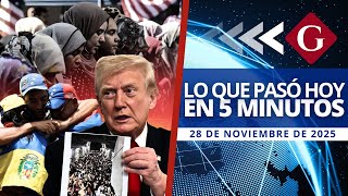 Noticias 28 Noviembre Trump Prohíbe Migrantes Del Tercer Mundo Y Revocará Visas Noticiero