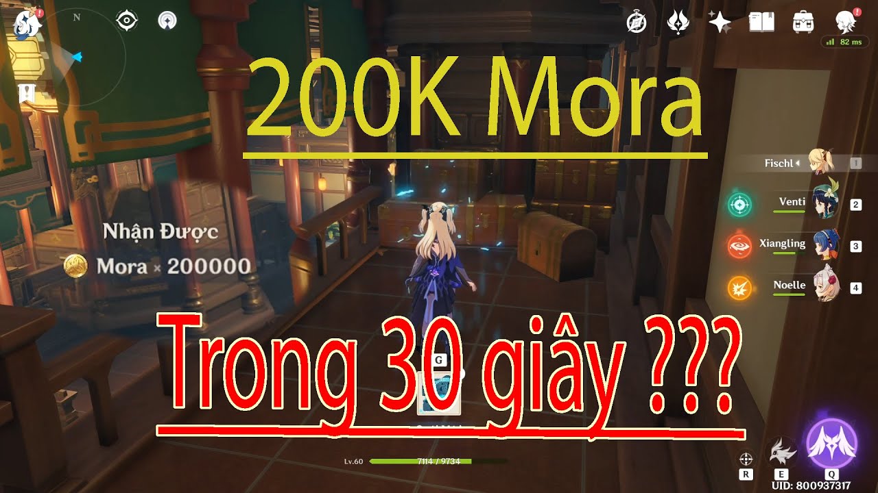 [Genshin Impact] Kiếm 200k Mora trong 30 giây. Bốn cách farm Mora 