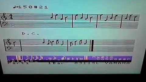 New tune on Yamaha CX5M Music Computer