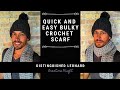 How to crochet a quick and easy bulky scarf - The Distinguished Leonard