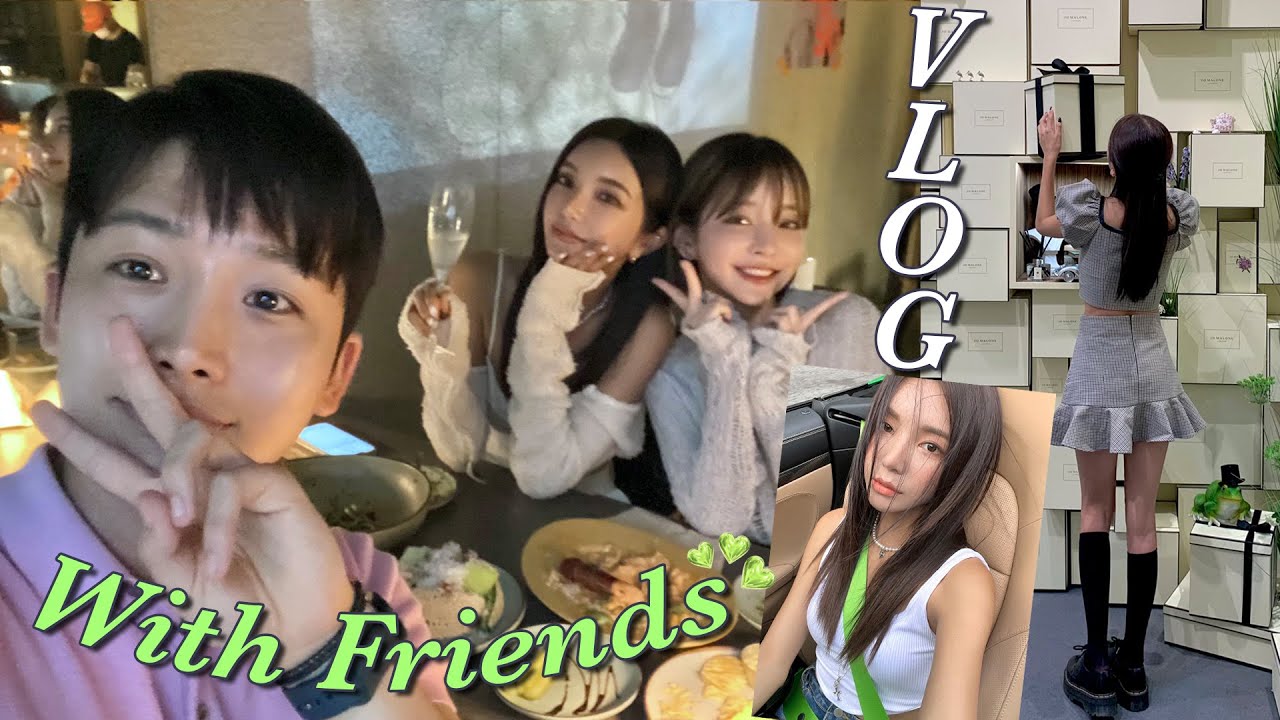 [SUB] 핫플 맛집 추천 셀럽 친구들 총출동 브이로그! 3days VLOG. (feat.문세훈, 정재호, 태리태리, 헤이미)