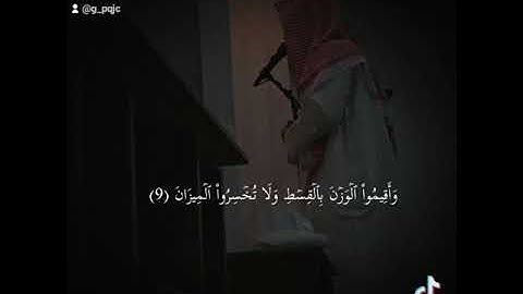 سورة الرحمن القارئ عبدالرحمن ناجي