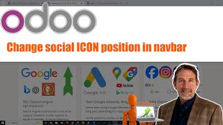 Change social icon order in navbar | Odoo Consultant | SEO | Digital Marketing #odootutorials #odoo
