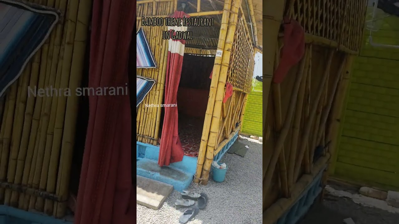 Bamboo theme restaurant in Gadwal
