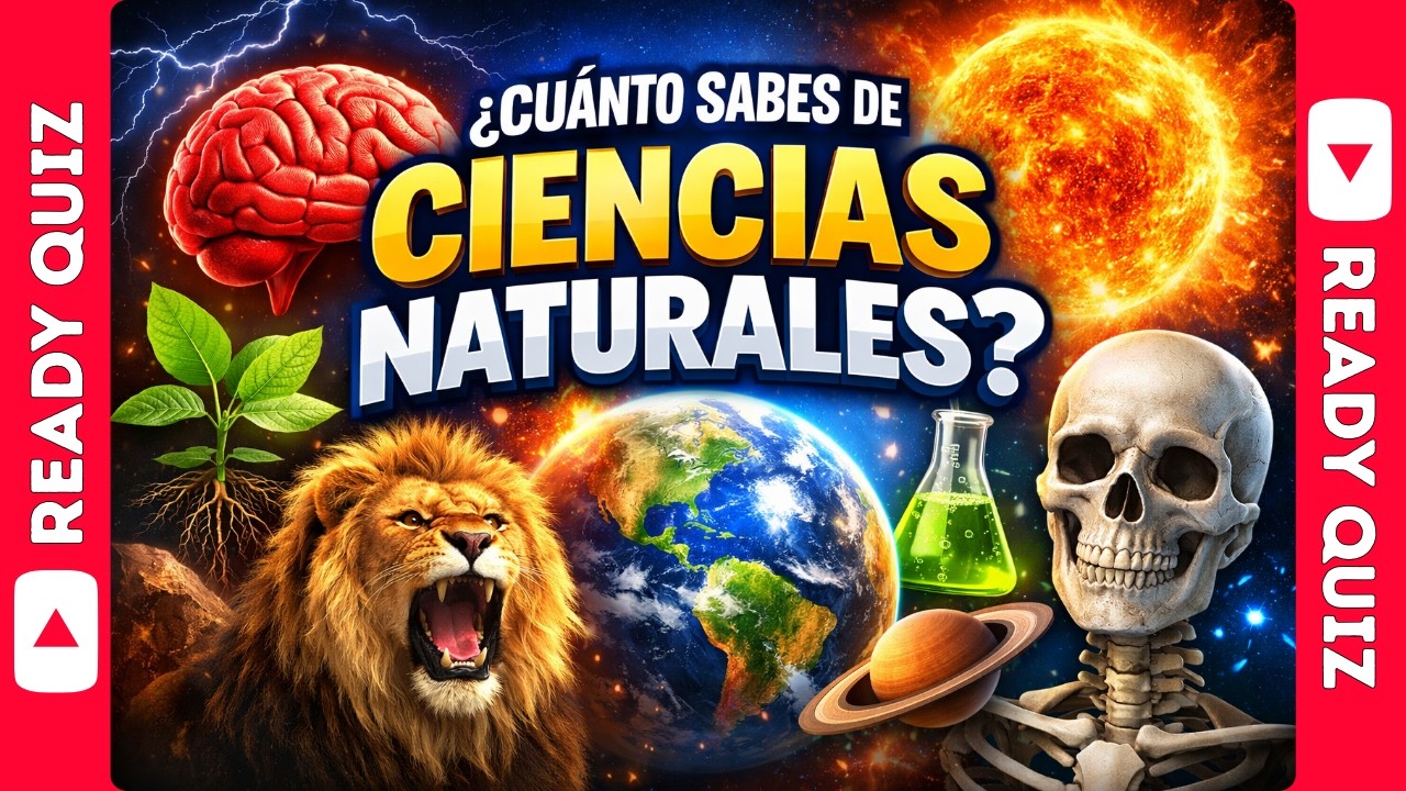 ¿CUÁNTO SABES DE CIENCIAS NATURALES? 🧠 Quiz Rápido y Retador