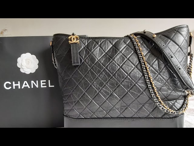Chanel Silver Large Gabrielle Hobo