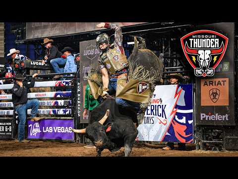 Ramon Fiorini rides Live Bait for 88.55 points | PBR Teams Highlight