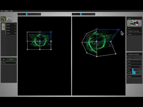 Hapmap - lightweight projection mapping software