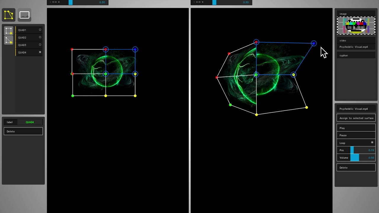 Hapmap For Projection Mapping 超軽量プロジェクションマッピングツール