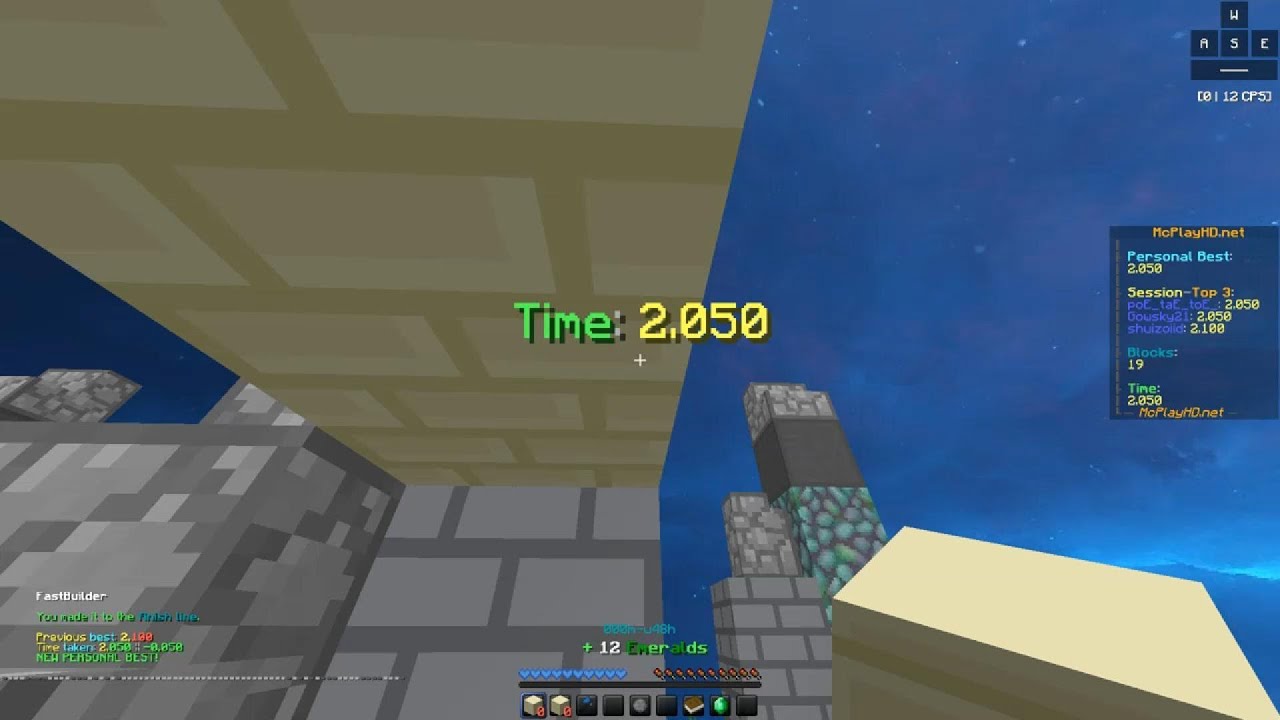 2.05 on McPlayHD + other PBs
