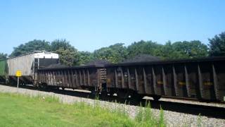 BNSF 7523 w/ Conrail & NS Lead Freight