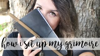 Midori Travelers Notebook Set-Up - Grimoire/Book of Shadows