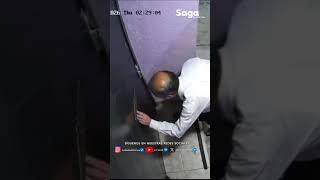 ¡ELECTROCUTADO!: Ladrón TREPA barda de ALTA TENSIÓN y la corriente lo LANZA