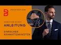 Krawatte Binden Für Anfänger Der Einfache Krawattenknoten In 1 Minute