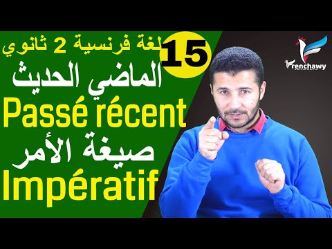 لغة فرنسية 2 ثانوي الوحدة 4 الدرس 3 الأمر والماضي الحديث    فرنشاوي