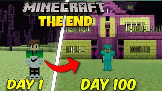 I survived 100 days in END ONLY world in minecraft😱 | (Troop inSaan)