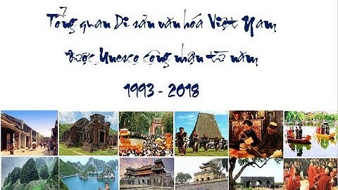 Tổng quan Di sản văn hóa Việt Nam được UNESCO công nhận từ năm 1993-2021