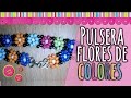 Bisuteria pulsera de flores 90's