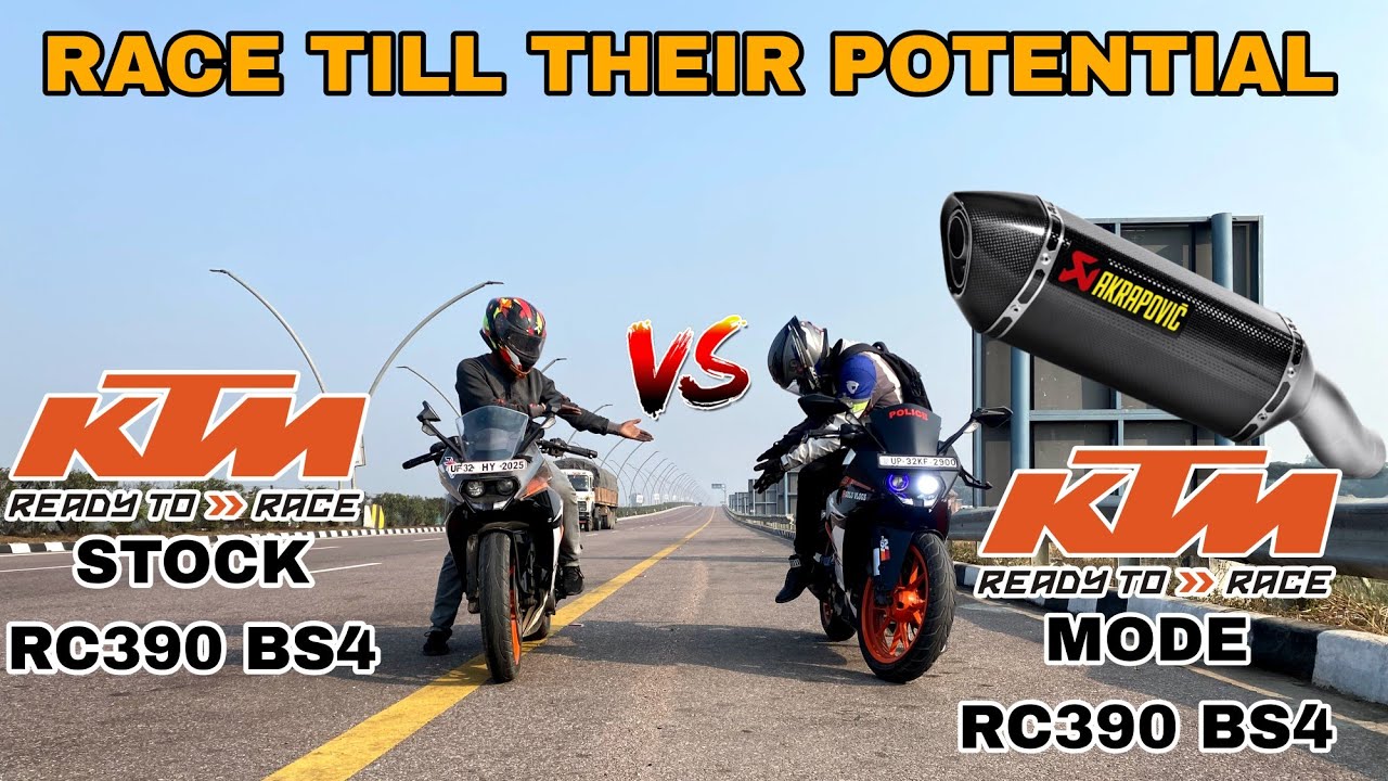 2017-stock-ktm-rc-390-bs4-vs-2018-mode-with-akrapovic-exhaust-ktm-rc