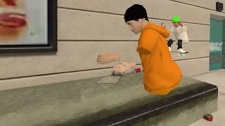 Skating In The Back Alley In Virtual Reality / VIRTUAL SKATE