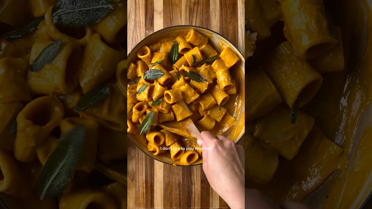 honeynut squash pasta alla vodka