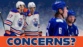 What should concern the Oilers most about the Canucks?