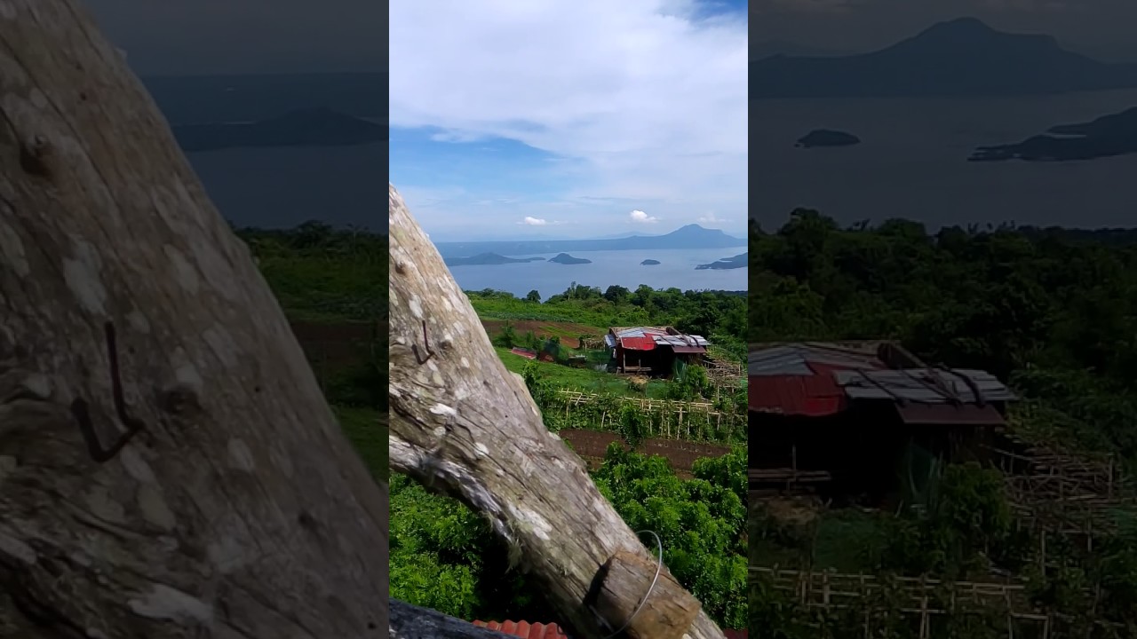 Taal volcano view