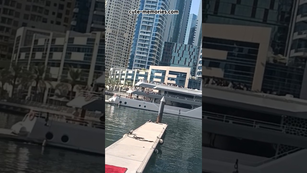 Desert Rose Yacht - Departure From Dubai Marina | #dubaiyacht #dubaimarina #desert #dubaitourism