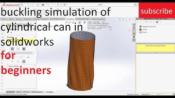buckling simulation in solidworks