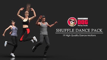 Shuffle Dance Mocap Data Demo