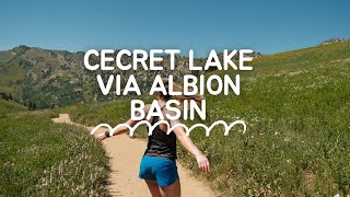 Cecret lake via Albion Basin