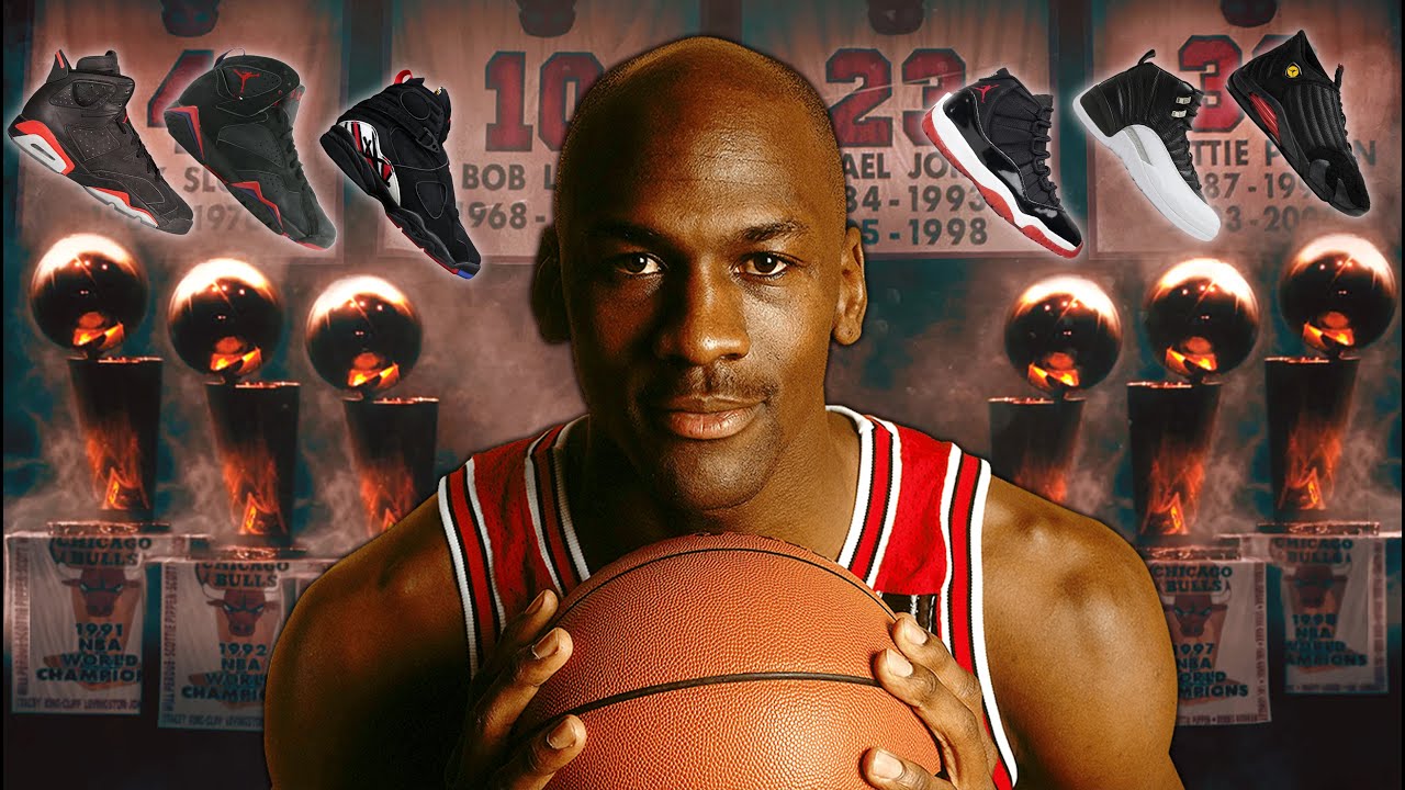 The 6 Sneakers Michael Jordan Won NBA Finals Championships In !