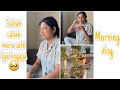 My morning routine with breakfast and skin care | watch full vlog | comments | like #vlog 
