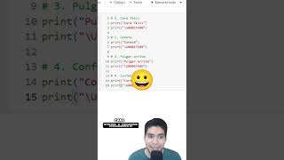 😎 ¿Sabías que puedes imprimir emojis con puro código?